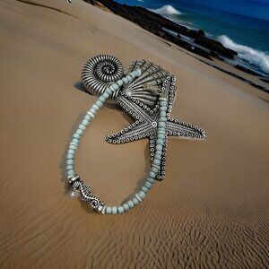 58. Handmade Beach Inspired Ankle Bracelet